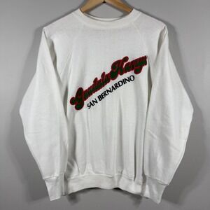Healthknit Vintage Guadala Harrys San Bernardino Sweatshirt White L
